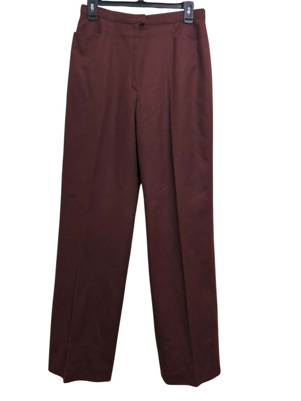 Vintage Pendleton Knockabouts Wool Trousers Rust Brown High Rise Dark Academia